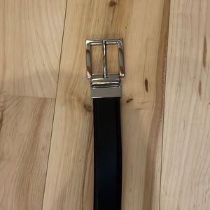 Banana Republic Reversible Black and Brown Leather Belt